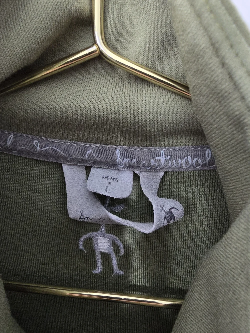 Smartwool Synergy Merino Wool Full Zip Jacket Olive Army Green Mens Size L HTF